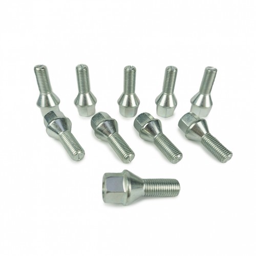 10x radschraube chrom m12x1 - radschraube, m12x1,25