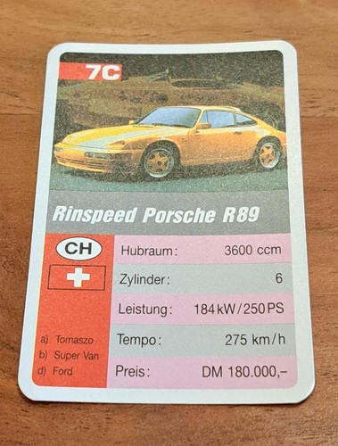 Rinspeed porsche r89 - -,