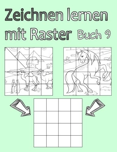 Zeichenbuch raster schritt - zeichenbuch,