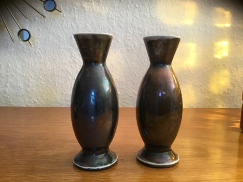 Art deco vase versilbert - x,