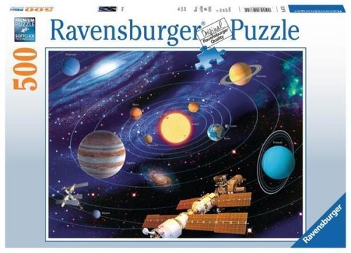 Puzzle 500el układ słoneczny - 500el,