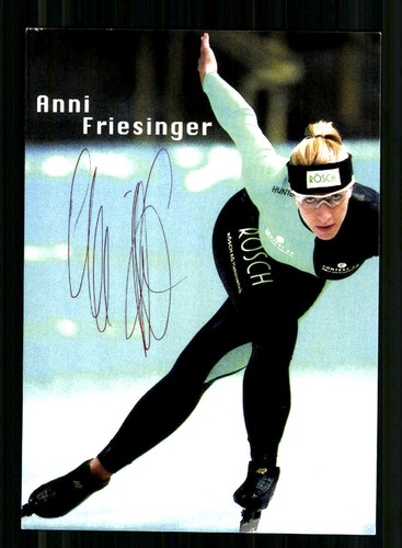 Anni friesinger autogrammkarte - friesinger,