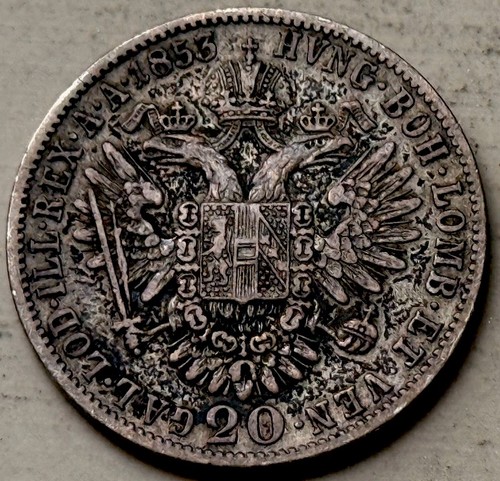 österreich kreuzer 1853 a - 20,