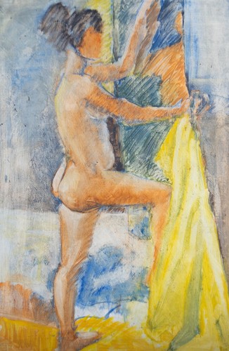 Gouache des frühen - frühen, 20