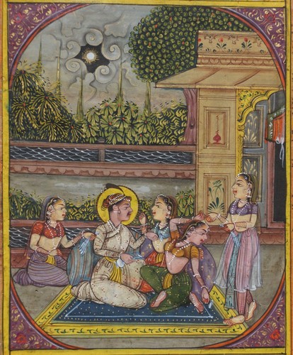 Indische miniatur jhdt - indische, miniatur,