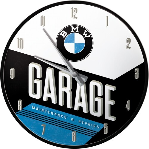 Wanduhr bmw garage - "bmw, garage"