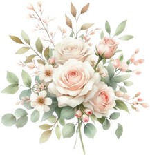Aquarell blume rose - aquarell,