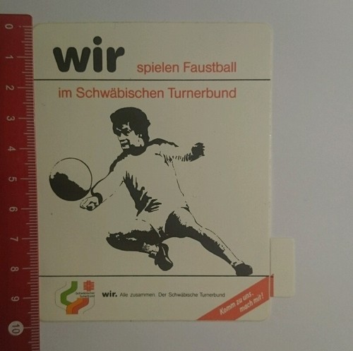 Aufkleber sticker wir spielen - wir,