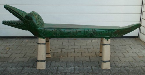 Krokodil sitzbank - -,