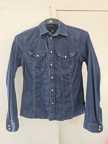 Star raw jeansbluse - raw,