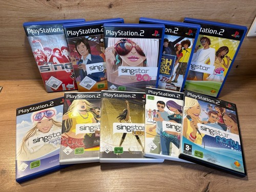 10x ps2 singstar spiele - 10x,