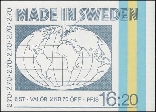 Markenheftchen schwedische - markenheftchen, 99