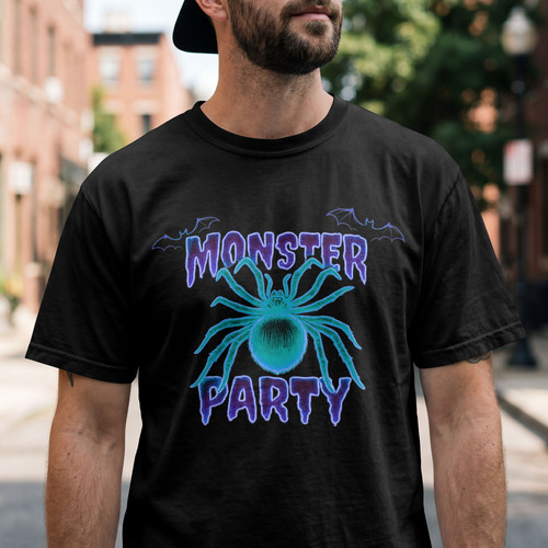 Cooles halloween neon shirt - cooles, t-shirt