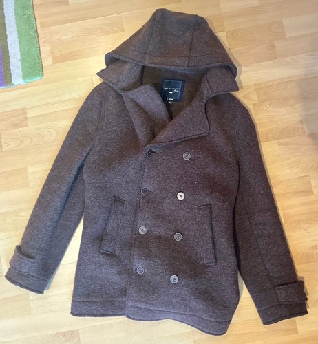 Herren wolljacke mantel braun - herren,