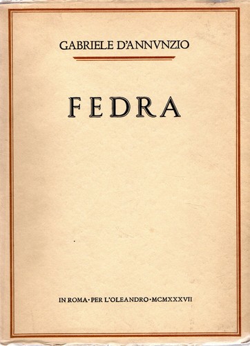 Annunzio gabriele fedra - gabriele.,