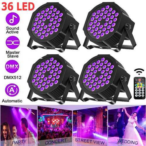 80w led par can - 4x, uv
