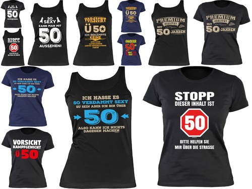 Damenshirt geburtstag - damenshirt, 50