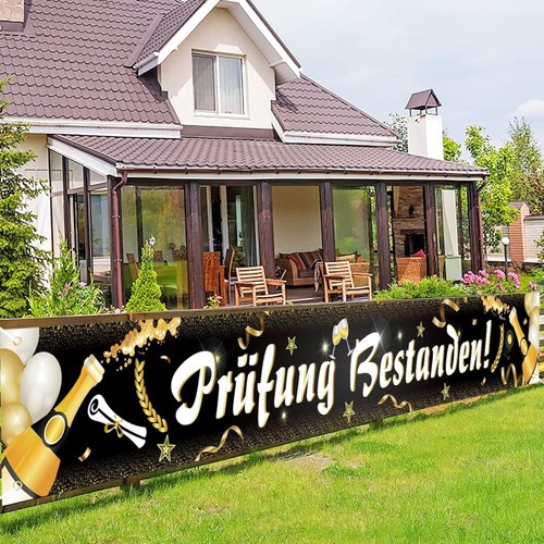 Lang prüfung bestanden banner - prüfung,