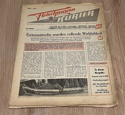 Fleischmann kurier 1961 - fleischmann, h0