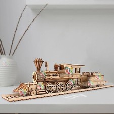 Holz puzzle zug - /, brücke