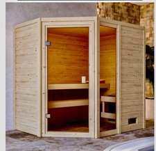 Neue karibu massivholzsauna - neue,