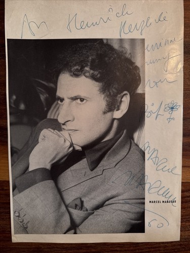 Autogramm marcel marceau - autogramm,,