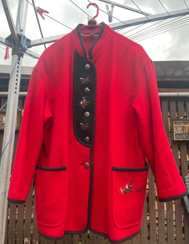 Damen trachtenjacke janker rot - damen,