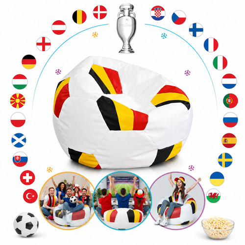 Ecopuf fußball sitzsack - -,