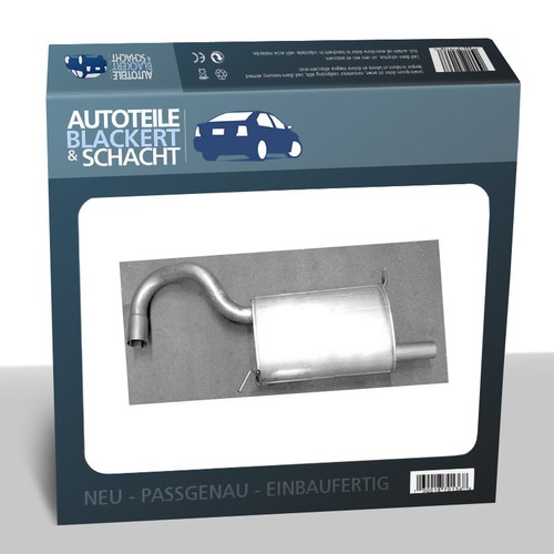 Auspuff endtopf für chrysler - auspuff,