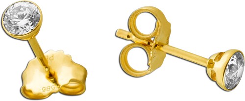 Diamant ohrstecker gold 585 - ohrstecker,