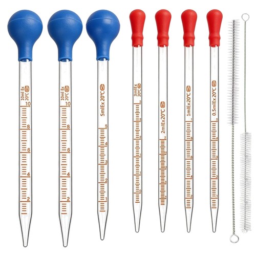 Pipetten set glas 5ml 1ml - 0,5ml,