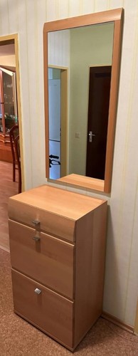 Flurgarderobe set buche - set, buche-optik
