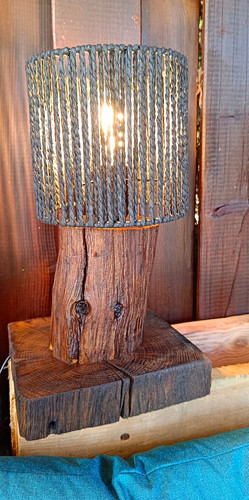 Tischlampe holz metall - tischlampe, holz/metall