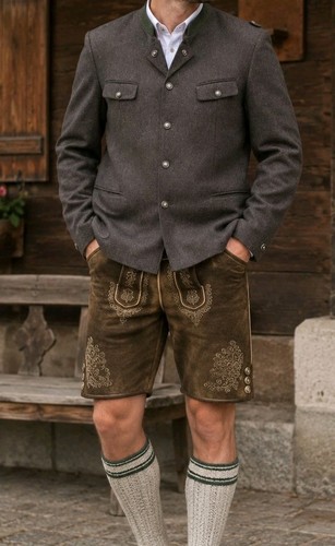 Alphorn trachten jacke 27 - alphorn, gr.