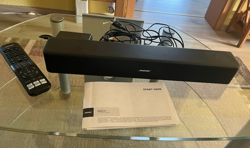 Bose solo sound system - bose, tv