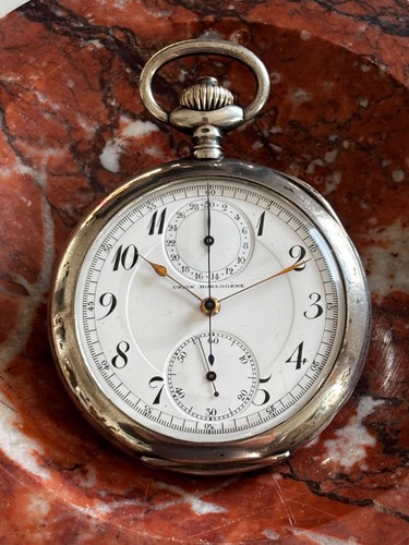 Taschenuhr chronograph silber - taschenuhr,
