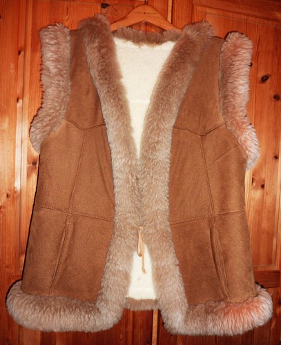 Lammfell woll weste damen - lammfell/woll-weste,