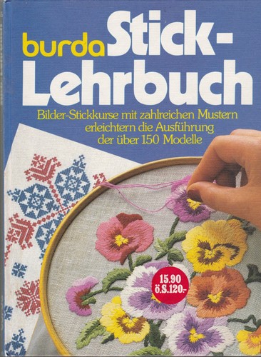 Burda sticklehrbuch zustand - sticklehrbuch,
