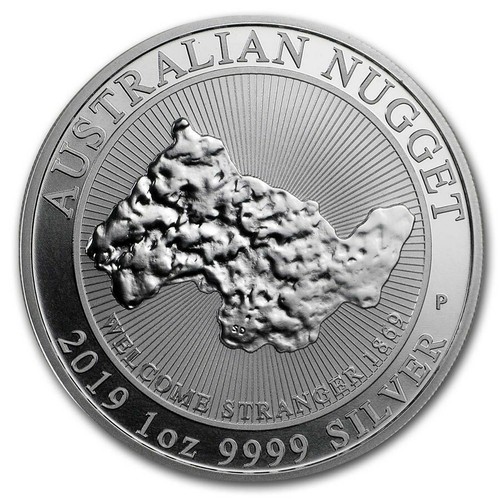 Unze 999 silber goldnugget - unze,