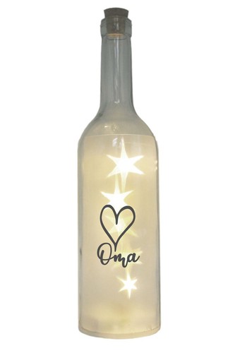 Led flasche mit - led-flasche, herz