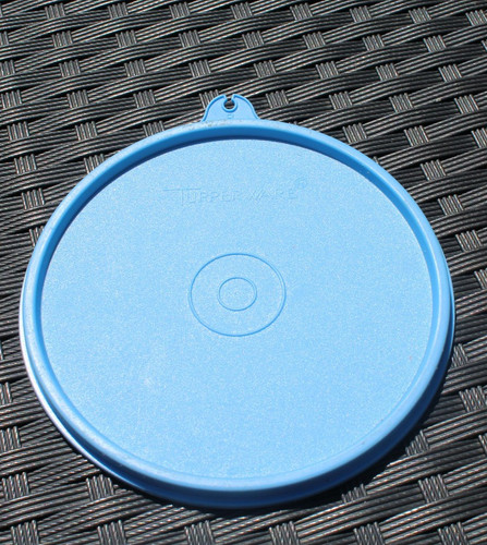 Tupperware deckel blau - b,