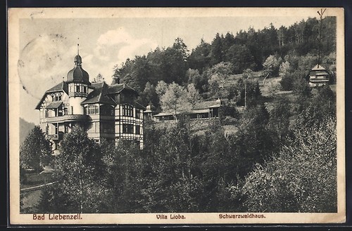Ansichtskarte bad liebenzell - ansichtskarte,