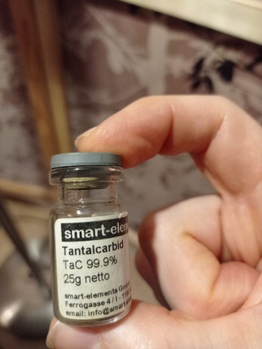 Tantal carbid 25g metall - tantal-carbid,