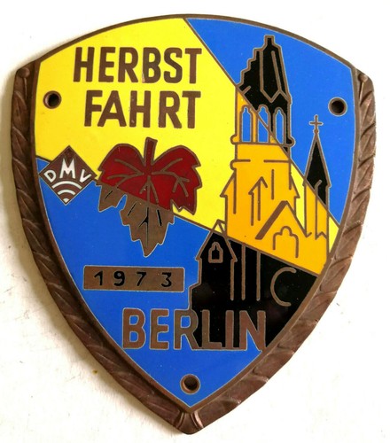 Plakette herbstfahrt berlin - plakette,
