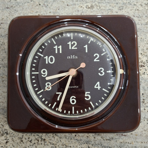 Alfa keramik quarz wanduhr - alfa,