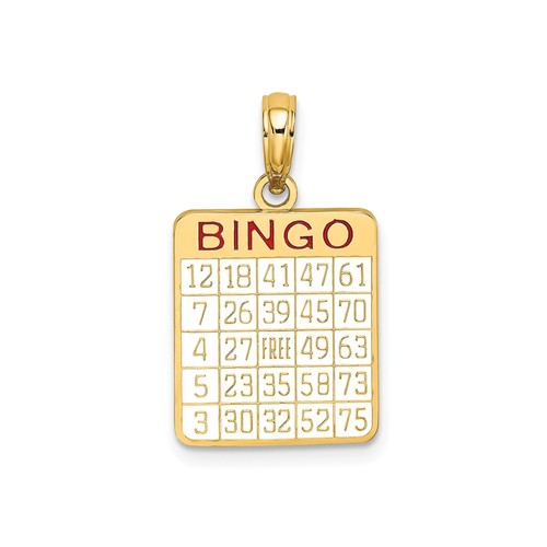 10k yellow gold solid bingo - 10k,