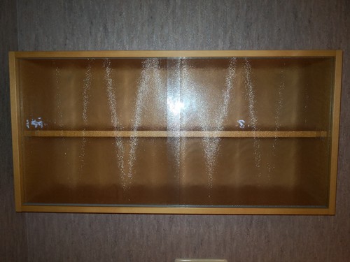 Glasvitrine holzregal aus - holzregal,