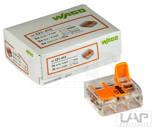 Wago 221 413 klemmen - wago, 221-413