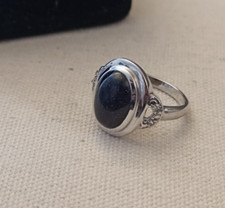 Ring blaufluß 14x9 925 - blaufluß,