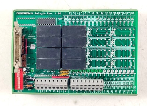 Omicron relay16 pcb card - pcb, rev